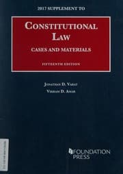 Tapa de 2017 Supplement to Constitutional Law Cases and Materials