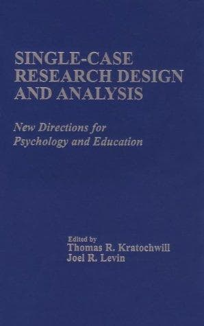 Tapa de Single-case research design and analysis
