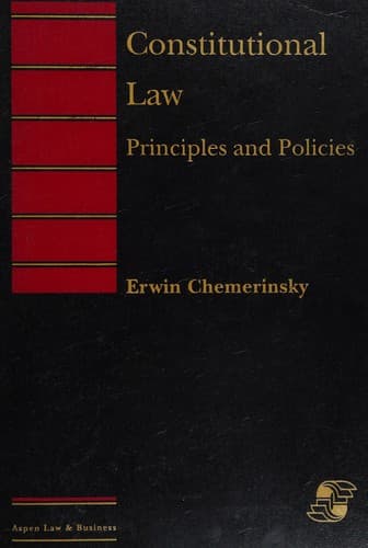 Tapa de Constitutional law