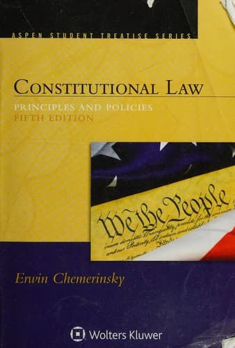 Tapa de Constitutional Law