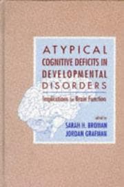 Tapa de Atypical cognitive deficits in developmental disorders