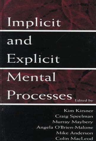 Tapa de Implicit and explicit mental processes