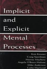 Tapa de Implicit and explicit mental processes