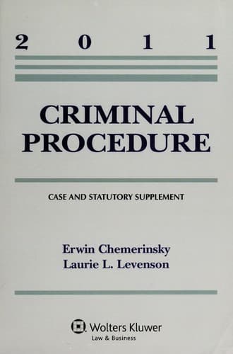 Tapa de Criminal Procedure
