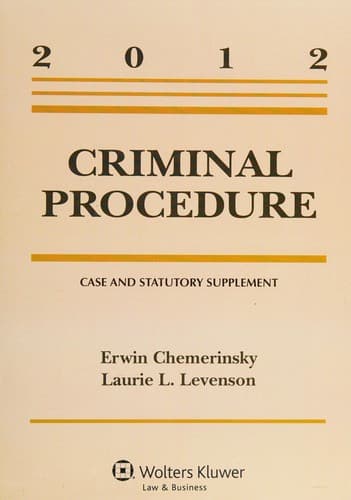 Tapa de Criminal procedure