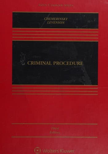 Tapa de Criminal Procedure