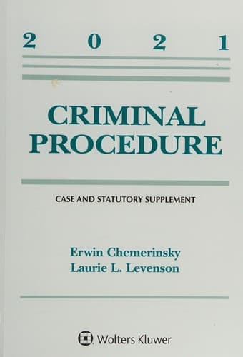 Tapa de Criminal Procedure