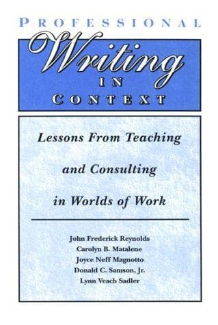Tapa de Professional writing in context