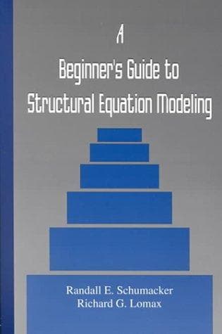 Tapa de A beginner's guide to structural equation modeling
