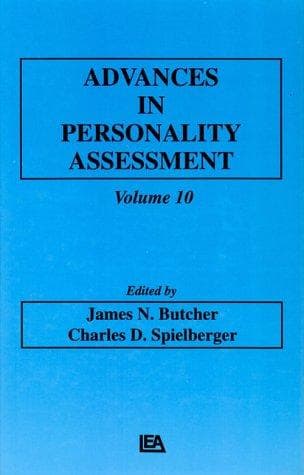 Tapa de Advances in Personality Assessment