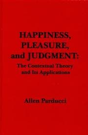 Tapa de Happiness, pleasure, and judgment
