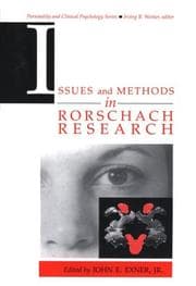 Tapa de Issues and Methods in Rorschach Research