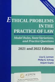 Tapa de Ethical Problems in the Practice of Law