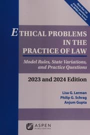 Tapa de Ethical Problems in the Practice of Law