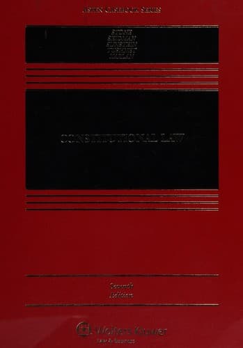 Tapa de Constitutional Law