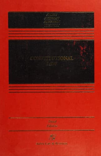 Tapa de Constitutional Law