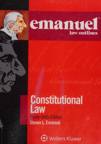 Tapa de Constitutional Law