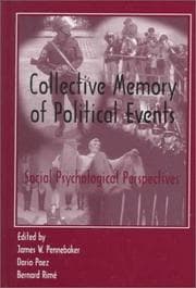 Tapa de Collective memory of political events