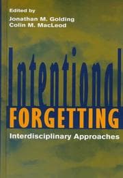 Tapa de Intentional forgetting