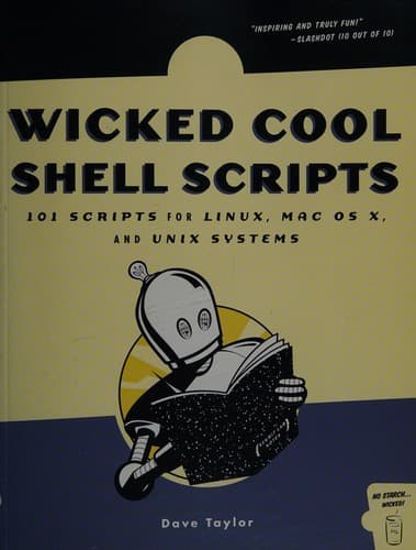 Tapa de Wicked cool shell scripts
