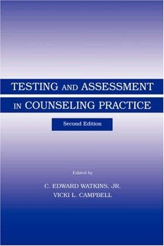 Tapa de Testing and assessment in counseling practice