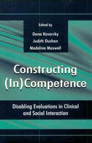 Tapa de Constructing (in)competence