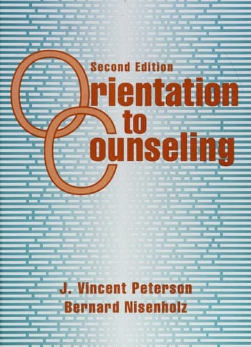 Tapa de Orientation to counseling