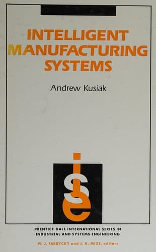 Tapa de Intelligent manufacturing systems