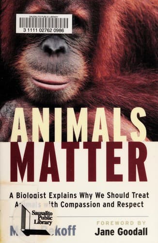 Tapa de Animals matter
