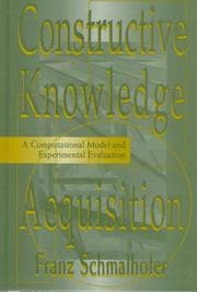 Tapa de Constructive knowledge acquisition