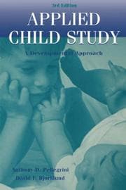 Tapa de Applied child study