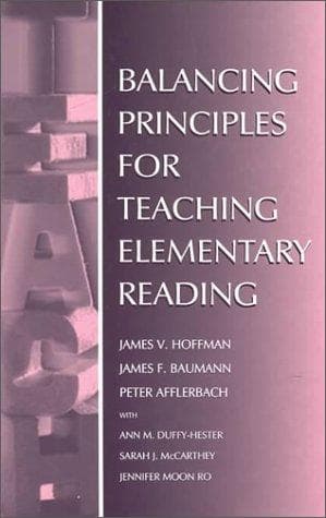 Tapa de Balancing principles for teaching elementary reading