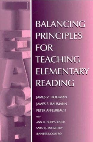 Tapa de Balancing Principles for Teaching Elementary Reading