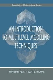 Tapa de An introduction to multilevel modeling techniques