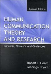 Tapa de Human communication theory and research