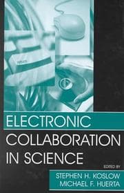 Tapa de Electronic collaboration in science