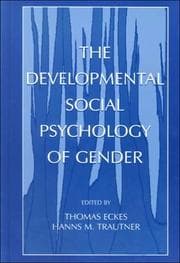 Tapa de Developmental Social Psychology of Gender
