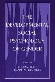 Tapa de The developmental social psychology of gender