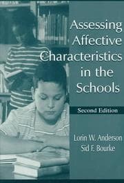 Tapa de Assessing affective characteristics in the schools