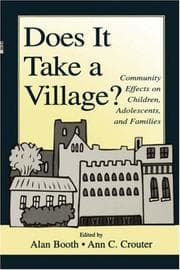 Tapa de Does it take a village?