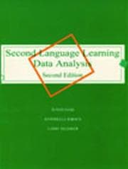 Tapa de Second language learning data analysis