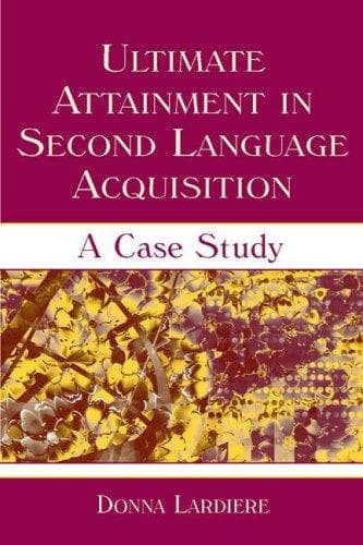 Tapa de Ultimate Attainment in Second Language Acquisition