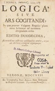Tapa de Logica, sive, Ars cogitandi