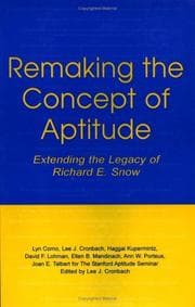 Tapa de Remaking the concept of aptitude