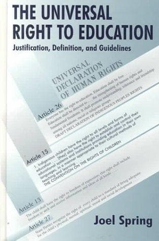 Tapa de The Universal Right to Education