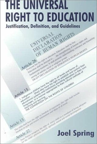Tapa de The Universal Right to Education