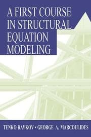 Tapa de First Course in Structural Equation Modeling