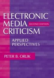 Tapa de Electronic media criticism