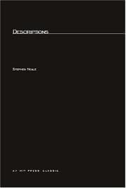 Tapa de Descriptions (Bradford Books)