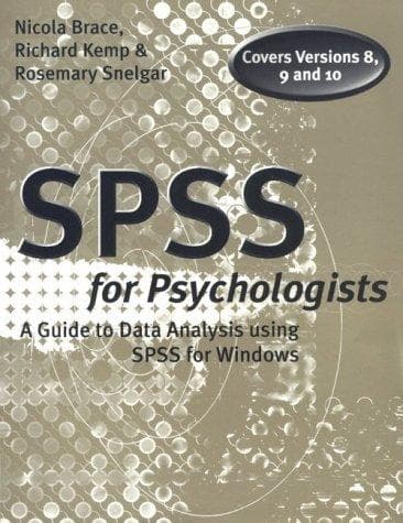 Tapa de SPSS for Psychologists
